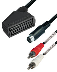 Euro h - 2xRCA M+HOSIDEN 4P m - EVS11 - TRANSMEDIA