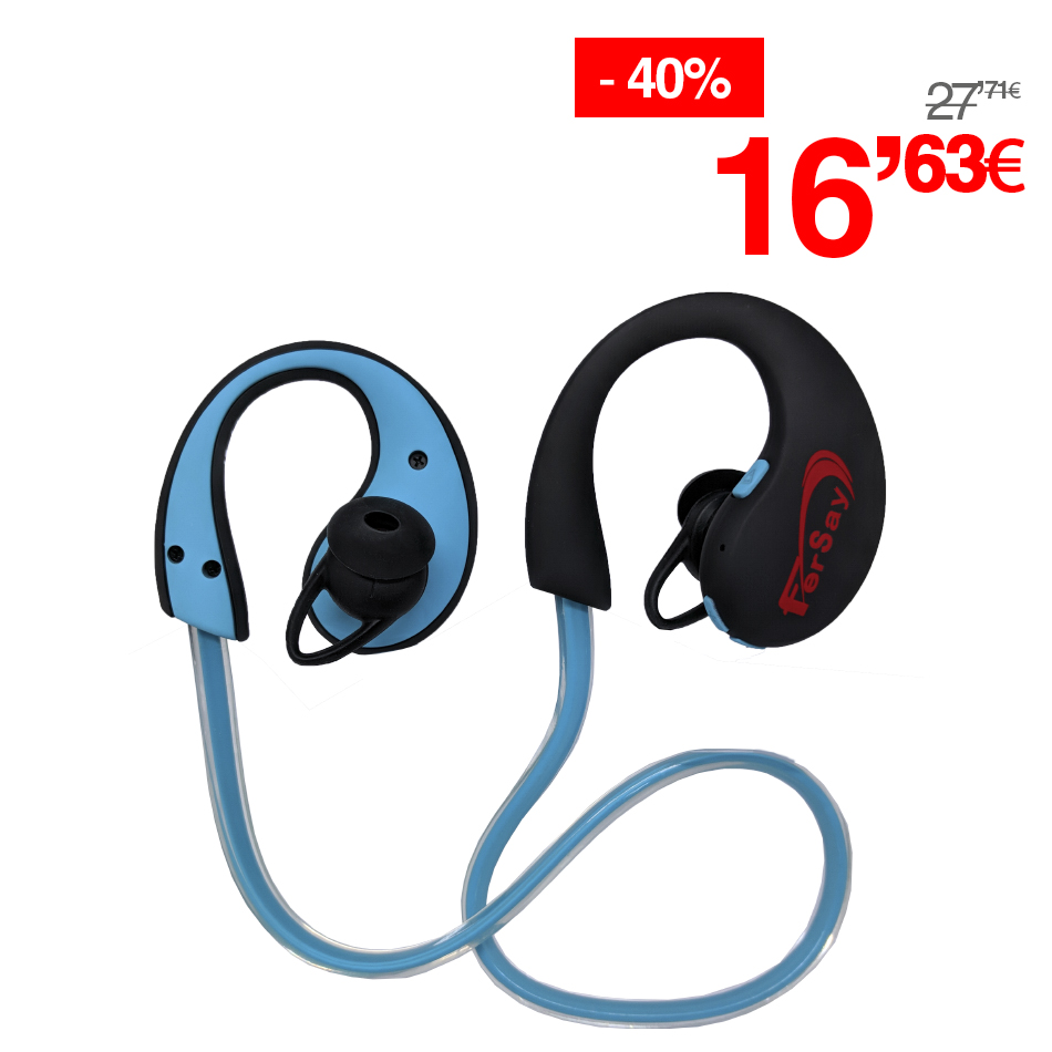 Auricular Fersay Bluetooth 4.1 Waterproof - EFAURICULAR15A - FERSAY