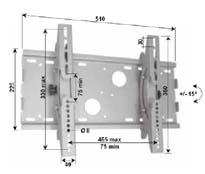 SOPORTE PARA PLASMA DE 23-37&quot;, HASTA 75KG, FERSAY - FERSAYSOPPLM40 - FERSAY