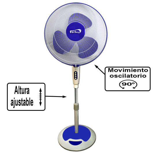 Ventilador pie Fersay VEN1000 3 velocidades - FERSAYVEN1000 - FERSAY