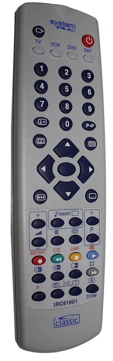 Telemando TV-VCR-DVD-SAT RC200 - IRC81601 - CLASSIC