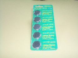 Bateria litio 3V 24,5x3 paq 5U - K637300 - CLASSIC
