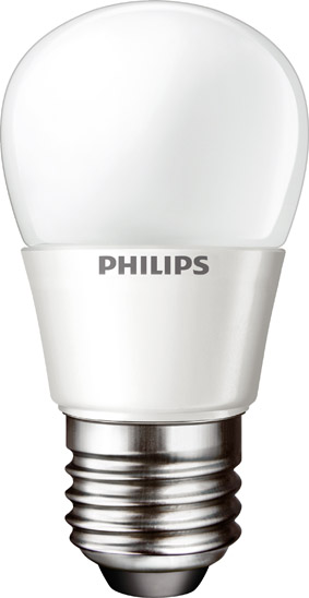 Bombilla led esférica Philips 4W E27 cálida. - PHLEDESFER25WE27M - PHILIPS