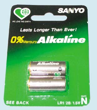 Pila alcalina 2 LR1 1,5V - SANYOLR12B - SANYO